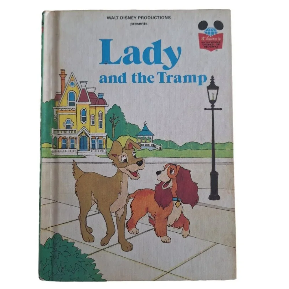 Disney Childrens Hardcover Books 6 Vintage Pinocchio‎ Dalmations Snow White Lady